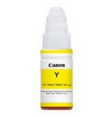 בקבוק דיו צהוב מקורי CANON GI490Y (7,000 דפים)