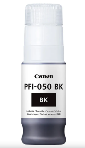 בקבוק דיו שחור מקורי CANON PFI050BK (70 מ