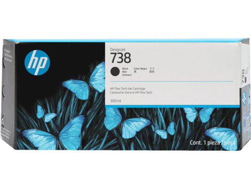 דיו שחור מקורי HP 738 498N8A (300 מ