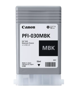 מיכל דיו מקורי canon PFI-030MBK- Pigment Matte Black (55 מ"ל)