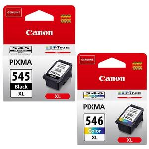 סט ראשי דיו מקוריים צבעוני ושחור Canon PG545XL + CL546XL קנון