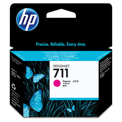 ראש דיו אדום מקורי HP 711 CZ131A (29 מ