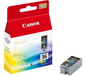 ראש דיו צבעוני מקורי Canon CLI-36 (249 דפים)