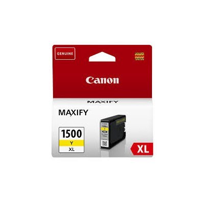 ראש דיו צהוב מקורי Canon PGI-1500XL Y (1,000 דפים)