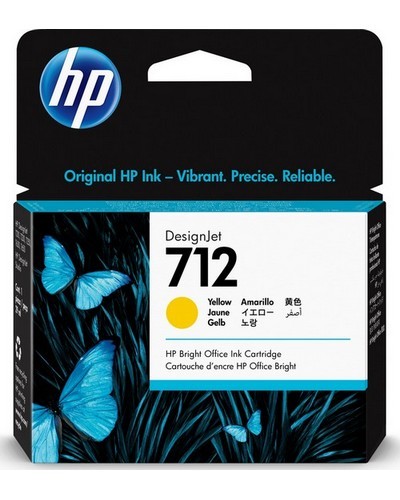 ראש דיו צהוב מקורי HP 3ED69A (29 מ