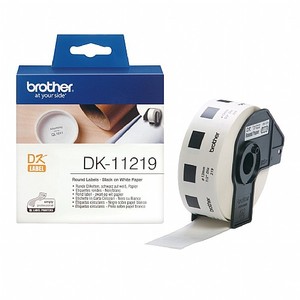 גליל מדבקות מקוריות 12מ"מ brother DK-11219 (1,200 מדבקות)