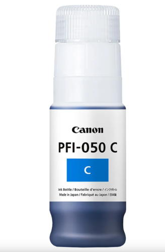 בקבוק דיו כחול מקורי CANON PFI050C (70 מ