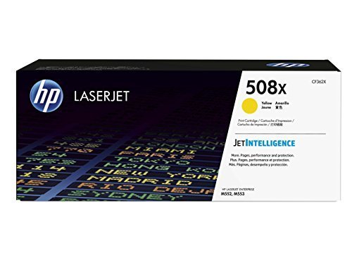 טונר צהוב מקורי HP 508X CF362XY (9,500 דפים)