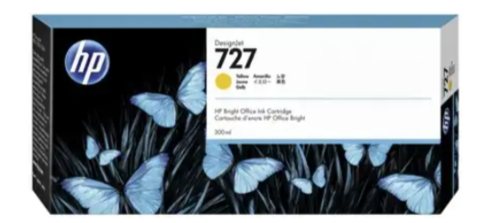 ראש דיו מקורי צהוב HP 727XLY F9J78A (300 מ