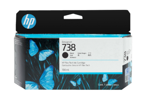 דיו שחור מקורי HP 738 498N4A (130 מ