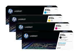 סט 4 טונרים מקוריים HP CF410A/411A/412A/413A (תפוקת דפים בצבע ובשחור 2,300 דפים)