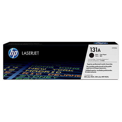 סט טונרים מקוריים HP 131A - CF210A+CF211A+CF212A+CF213A(תפוקת דפים בשחור 1,600 דף, בצבע 1,800 דף)