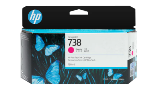 דיו אדום מקורי HP 738 498N6A (130 מ