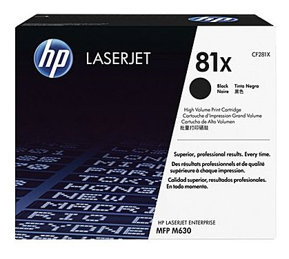‏טונר ‏שחור מקורי HP 81X CF281X (25,000 דפים)