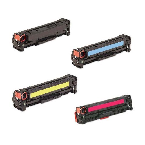 סט טונרים תואמים HP 305 CE413A+CE412A+CE411A+CE410X(תפוקת דפים בשחור 2,200 דף, בצבע 2,600 דף)