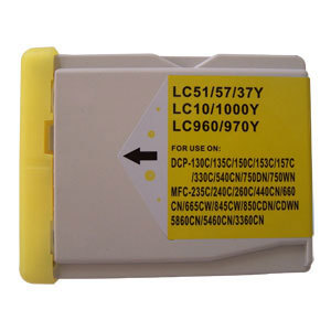 ראש דיו תואם צהוב Brother LC-1000Y LC-970Y (300 דפים)