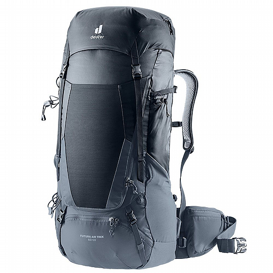 תרמיל טיולים FUTURA AIR TREK 60+10 שחור- Deuter