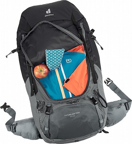 תרמיל טיולים FUTURA AIR TREK 60+10 שחור- Deuter