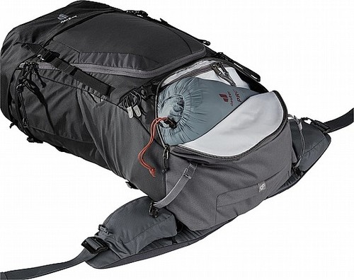 תרמיל טיולים FUTURA AIR TREK 60+10 שחור- Deuter