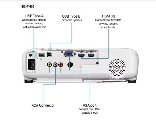 מקרן Epson EB-FH08 Full HD