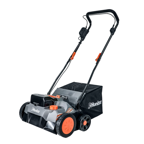 מטאטא ומחדש דשא סינטטי נטען 40V + שתי סוללות 4HA ומטען כפול HUNTER