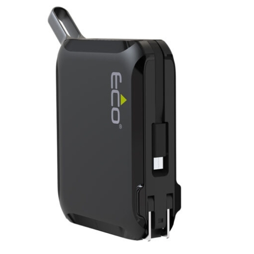 מטען נייד ECO Universal Plus עם טעינה אלחוטית MagSafe.