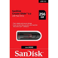 דיסק און קי SanDisk 256GB CRUZER GLIDE usb 3.0