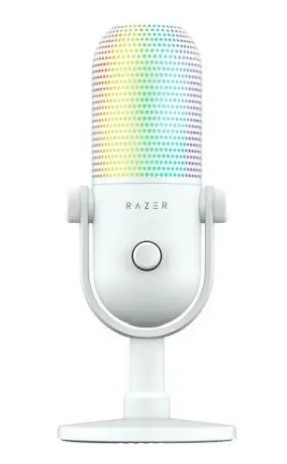 מיקרופון סטרימינג במע לבן Razer Seiren V3 Chroma RGB