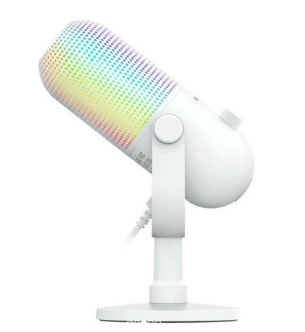 מיקרופון סטרימינג במע לבן Razer Seiren V3 Chroma RGB