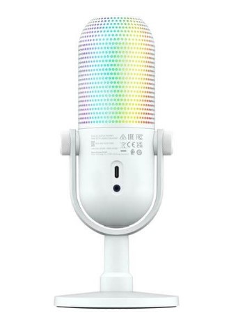 מיקרופון סטרימינג במע לבן Razer Seiren V3 Chroma RGB