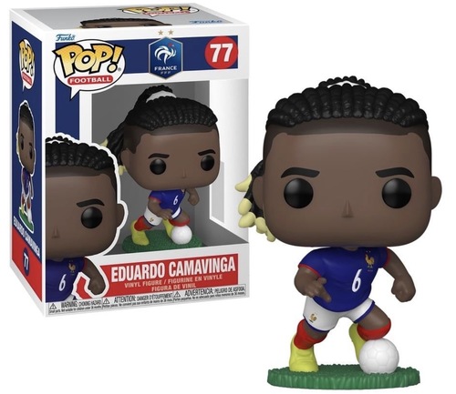 פופ! אדוארדו קמאבינגה #77 – נבחרת צרפת | Funko Pop! Eduardo Camavinga #77 – France National Team