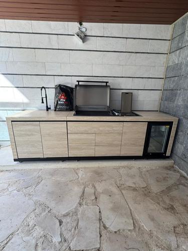 מטבח חוץ בעיצוב מודרני מרהיב דגם אלרום טרוונטין