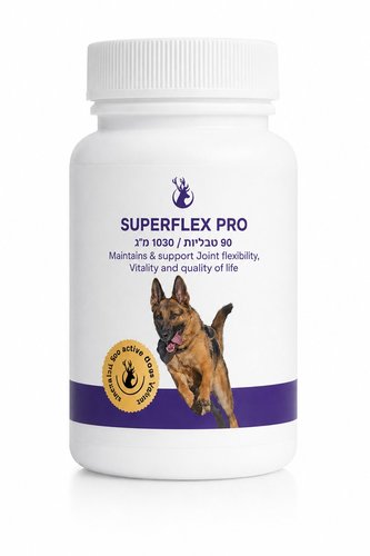 סופר פלקס פרו לכלבים 90 טבליות SUPER-FLEX
