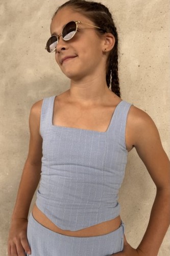 טופ עם ציפקות צ'ארלי