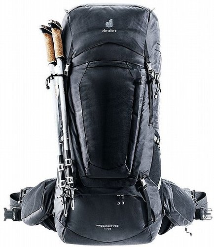 תרמיל מוצ'ילה Deuter Aircontact Pro 75+10 Black גברים