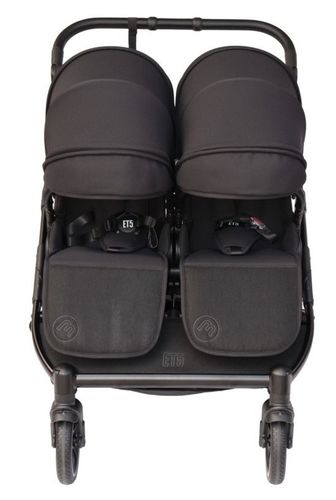 עגלת תאומים צרה בייבי מונסטרס Easy Twin 5 עם מושבים דו-כיווניים נפרדים בייבי מונסטרס-Baby Monsters  צבע אפור
