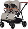 עגלת תאומים צרה בייבי מונסטרס Easy Twin 5 עם מושבים דו-כיווניים נפרדים בייבי מונסטרס-Baby Monsters  צבע מרווה