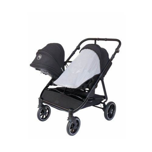 עגלת תאומים צרה בייבי מונסטרס Easy Twin 5 עם מושבים דו-כיווניים נפרדים בייבי מונסטרס-Baby Monsters  צבע מרווה