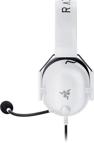 אוזניות גיימינג צבע לבן Razer BlackShark V2 X