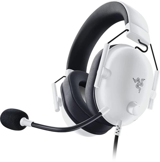 אוזניות גיימינג צבע לבן Razer BlackShark V2 X