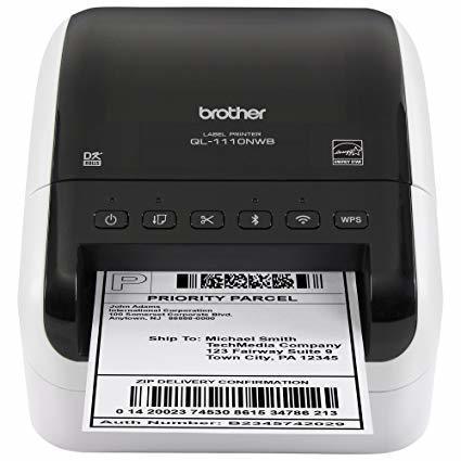 מדפסת תרמית ‏להדפסת מדבקות ותוויות Brother QL1110NWB / QL1110NWBC