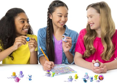 מארז 4 ביצים אספנות האצ'ימאלס עונה 1 עם דמות בונוס