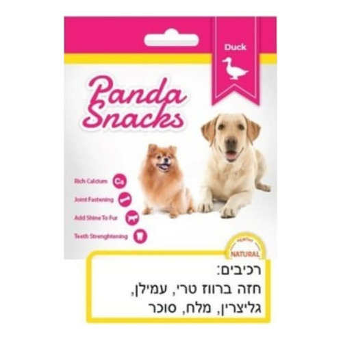 פנדה חטיף לכלב רול ברווז 80 גרם