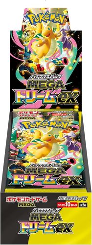 קלפי פוקימון TCG Pokemon Cards Game MEGA Dream ex Booster Box M2a  Japan