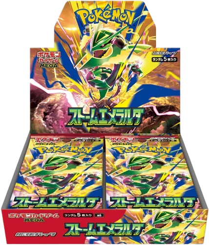 קלפי פוקימון Pokemon TCG MEGA Expansion Pack Storm Emeralda M6 BOX