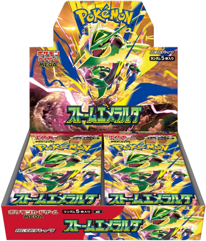 קלפי פוקימון Pokemon TCG MEGA Expansion Pack Storm Emeralda M6 BOX