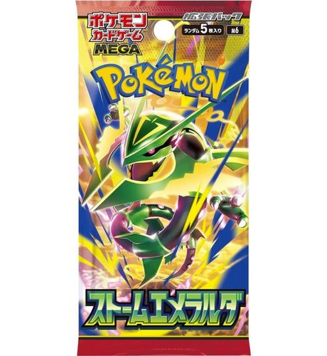 קלפי פוקימון Pokemon TCG MEGA Expansion Pack Storm Emeralda M6 BOX