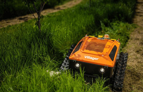 רובוט כיסוח דשא ועשבייה | דגם VILLY RC53 | עם שלט רחוק | מבית 