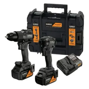 סט מברגות 18V + שתי סוללות 5AH מסדרת MCLAREN DEWALT