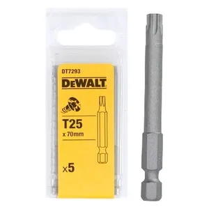 סט 5 ביטים טורקס 25 מ"מ כוכב DEWALT
